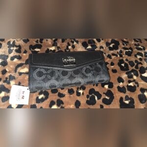 Coach black wallet